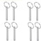 8 PCS Perno Sgancio Rapido - Perni a sgancio rapido con estremità a Sfera caricata a Molla - Acciaio al Carbonio nichelato per Bimini Top