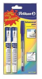 2 x Corrector líquido Blanco Pen con micropunta de metal 7 ml
