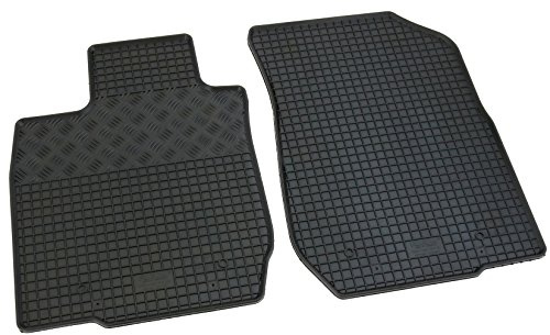 Gummi Fußmatten Set, 2teilig, Gummifußmatten Gummimatten Matten