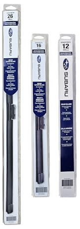 Subaru 2018-2023 Forester Front & Rear Windshield Wiper Full Blade Set - SOA591B726, SOA591B716, SOA591R612 - Genuine OEM