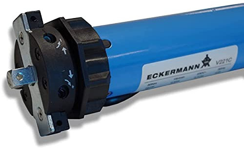 Moteur Tubulaire Filaire Eckermann pour VOLET Roulant mécanique V221C Ø45 30NM adapté Compatible Tube ZF 54 & octogonal 60 - Force de Traction 60kg - motorisation Volets roulants et Stores