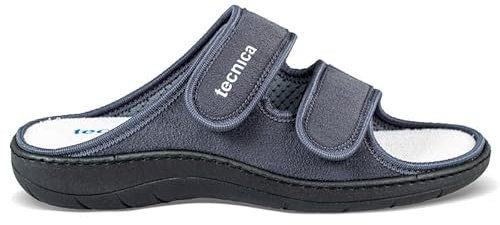 EXTRO STYLE - Sandali Ortopedici Donna e Uomo, Tecnica 10, Per Alluce Valgo, Dita a Martello, Metatarsalgie, Piedi Gonfi e Bendati, Sandali Antiscivolo Con Plantari Estraibili, Grigio - Taglia 40