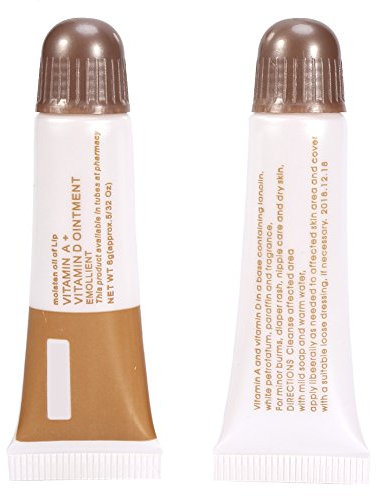 Ungüento de Vitamina AD, Ungüento A&D, Tubo de Ungüento de Vitamina A y D de Fougera, Juego de 10 Piezas para el Cuidado Posterior del Tatuaje, Maquillaje Permanente, Reparación