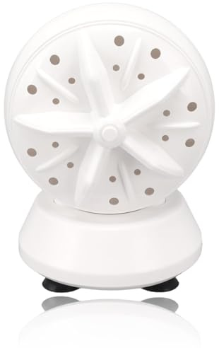 Tragbare Waschmaschine, Mini-Doppelturbinen-Hauswaschmaschine mit 4 Einstellbaren Modi, Effiziente Reinigung, Wäschewaschmaschine für Eimer, Waschbecken, Handwaschtisch