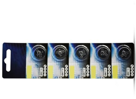Batería CR1616/CR1620 de litio de 5 piezas para varios dispositivos con baja descarga del control remoto del automóvil de 3 V