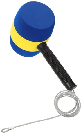 Marteau de Jeu de Tape-taupe en Mousse Bleue avec Fil pour Garçon et Filles | Maillet Léger, Précision Améliorée, Réduit la Fatigue des Mains, Compatible avec Machines et Équipements Ludiques