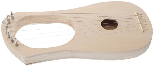 BESPORTBLE DIY Holz Lyra Harfe Saiten zum Selberbauen für Anfänger und Erwachsene Einfache Montage Schöner Klang Kreatives Bastelset für Musik instrument zum Üben