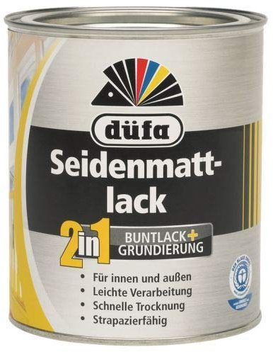 düfa 2in1 Seidenmattlack RAL 7035 Lichtgrau 750ml grau matt Lack + Grundierung │ für Innen- und Außenbereich