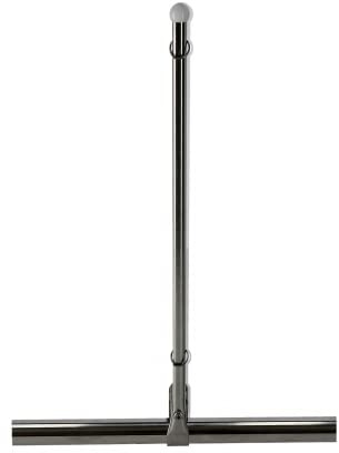 wellenshop Flaggenstock für Reling Edelstahl 40 cm für 22-25 mm Rohre
