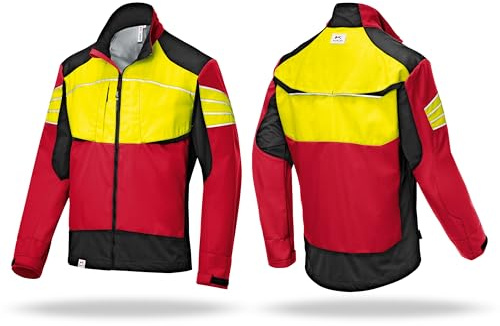 KÜBLER Workwear arbetskläder forest arbetsjacka färgglad, storlek S, unisex arbetsjacka av blandväv, funktionell arbetsjacka