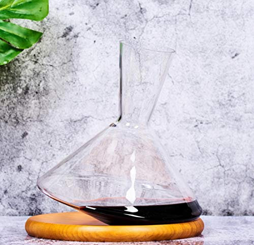 Carafe à vin rouge en cristal de style créatif – 100% verre soufflé à la main sans plomb Gobelet