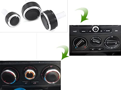 Auto Klimaanlage Knopf für VW Golf 4 3 Stück Set FFF
