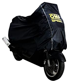 OMP Speed Funda Moto Exterior/Interior Impermeable Talla S - Cubre Moto Transpirable Oxford 300D 203x117x127 cm