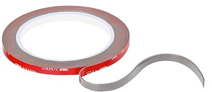 Dpm tapes 3M VHB - Ruban adhésif double face universel extra fort en mousse acrylique, résistance à l'eau et aux hautes températures, décor de Noël, bandes LED, voiture,maison bureau (5 mm x 3 m)