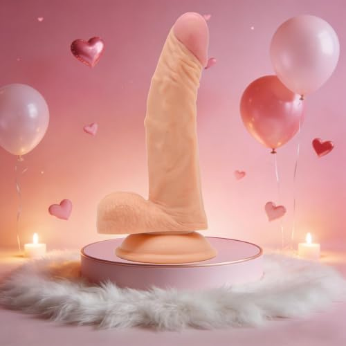 20,3 cm Réaliste Gode pour Femme avec Ventouse Sex Toys Stimulation Point G Vaginal Anals Jouet Sexuel pour Adultes Realiste Gode Anale Penis Sextoys pour Homme Homme et Couples -Gh1r