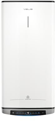 Ariston Velis Evo Dune Dry WiFi 80L Chauffe-Eau Plat Multiposition, Résistances DRY x2 Anti-Calcaire, 25% Économie d'Énergie, Certifié NF, Garantie Remplacement à Vie*