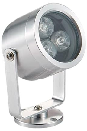 Projecteur subaquatique d'extérieur 3 W - Éclairage de Fontaine RVB étanche, projecteur de Jardin étanche IP68, éclairage subaquatique LED pour Piscine, Bassin de Jardin, terrasse, Bassin à Poissons