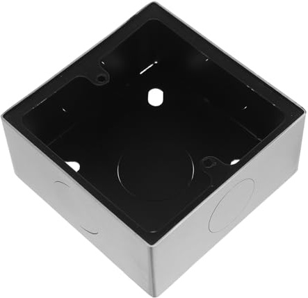 TOYZFRIENDY Scatola di Derivazione Elettrica Parete Tipo Pannello di Derivazione in Acciaio Inossidabile per Impieghi Gravosi Design Montaggio Superficiale per Ufficio Domestico