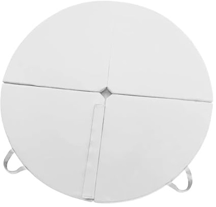 Tappetino per pole dance Tappetino da Pole Dance, cuscino pieghevole portatile for Pilates e ginnastica(White)