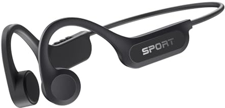 Yorlu Bone Conduction Headphones, 2026 Upgrade Open Ear Bluetooth 5.4 Headphones with Mic, 10Hrs Playtime Bone Conduction Earbuds, IP56 Waterproof Earphones for Workout, Hiking