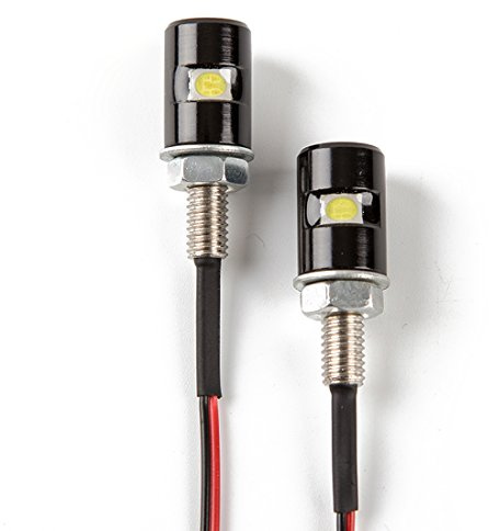 CZC AUTO 2PCS License Plate Light, 12V White Led Bulb Tag Light, Waterproof