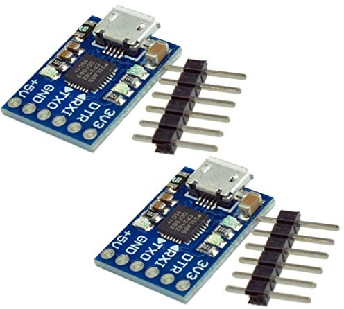 2pcs CJMCU CP2102 Micro USB to UART TTL Module 6Pin Serial Converter for Arduino | 2 stücke CP2102 Micro USB Zu TTL UART Modul 6Pin Serieller Konverter STC Downloader für Arduino Ersetzen FT232