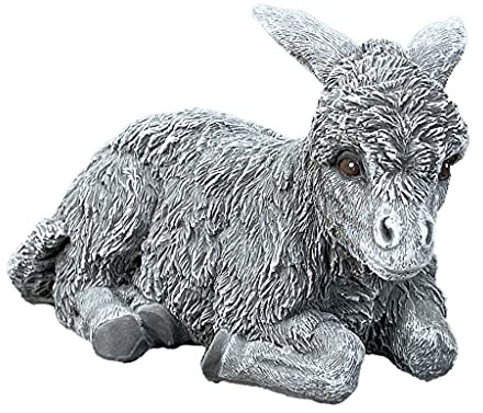 stoneandstyle Steinfigur Esel Sarah frostfest wetterfest Steinguss
