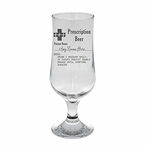 Always Looking Good Personalised Engraved Prescription Beer Glass Craft Beer Pint Glass Novelty Funny Birthday Gift - Any Name (Empty Glass, Hurricane - 385 ml)