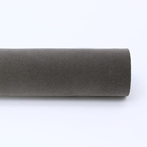 HARICSET 150 cm Breit Bastelfilz Selbstklebend Kinder Vliesstoff Stoff Filzplatten zum Filzuntersetzer Basteln Nähen DIY Patchwork(Size:1.5 * 2m,Color:dunkelgrau)