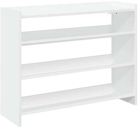 vidaXL Schuhregal Weiß 80x25x62 cm Holzwerkstoff