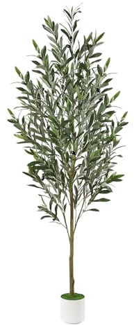 Alupssuc Olivo Artificial 150cm, Planta Artificial Grande Interior Exterior