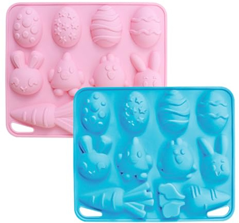 Arroopu Stampo In Silicone Per Coniglietti Pasquali - Stampo per Dolci Antiaderente, Caramelle Silicone Coniglietto Carota,Per Dolci Budini Mousse Torte e Dessert per Feste di Natale e Cucina