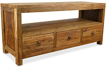 Java Sideboard aus Teakholz | TV-Bank aus Massivholz | Phonoschrank/HiFi-Möbel der Marke Asia Wohnstudio (Handarbeit)