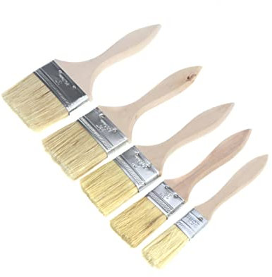 5 Pezzi Di Pennello Assortiti Paint Room Sipn Kit Di Vernice Recinto Ceretta Pennello Decorazione Della Parete Pulitore Per La Polvere Pennello Messo Setole Pittori Strumento