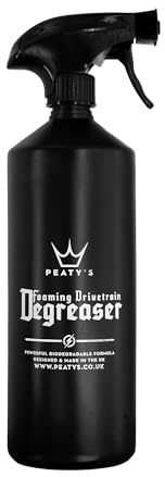 Peaty's Foaming Drivetrain Degreaser- High Strength Biodegradable Bicycle Cassette and Chain Cleaner, 1 Liter / 33.8 oz