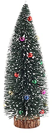 Künstlicher Weihnachtsbaum Mini Weihnachts Baum Klein Grün Tannenbaum Weihnachtliche Tischdeko Weihnachtsdekoration (15cm)