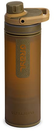 GRAYL UltraPress 500ml Filtro de agua para exteriores Agua potable I Elimina el 99,99% de todas las bacterias y virus I Perfecto para camping, supervivencia y viajes