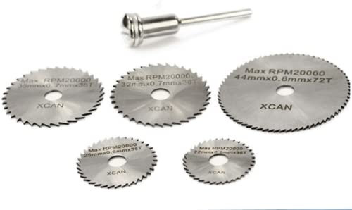 6 Pezzi Mini HSS Lama Per Sega Circolare Trapano Utensili Rotanti Dischi Da Taglio Per La Lavorazione Del Legno Per Set Di Mandrini Per Elettroutensili Da Taglio In Metallo