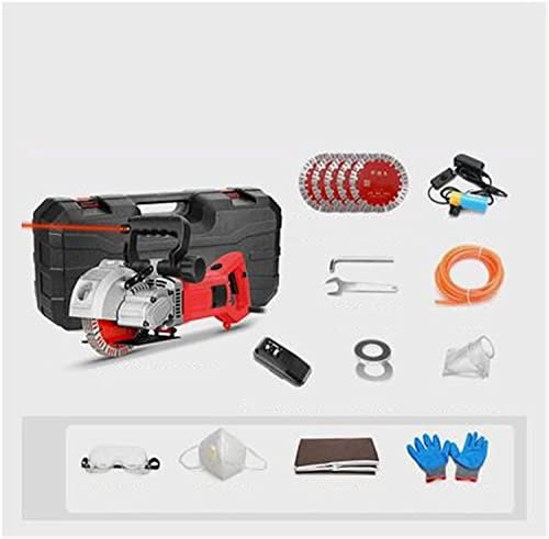 Wall Line Cutter 8300W Electric Wall Chaser Groove Slotting Machine Brick Wall Cutting Machine Steel Concrete Cutter Circular Saw Power Tool Slotting Marble Concrete Cutting Machine