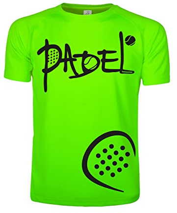 Vestipassioni Personalisierbares Padel-T-Shirt mit Namen, ideal für Training oder Wettkampf, technisches T-Shirt für Padel Sporttrikot