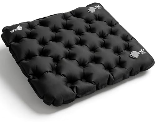 YEEKORO Inflatable Seat Cushion, Lightweight Waterproof Stadium Seat Pads