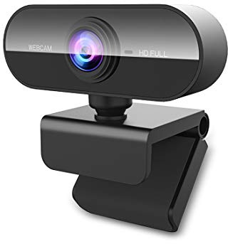 FWV strömning webbkamera med mikrofon och ringlampa 2K HD webbkamera med fodral, stativ för PC/MAC/laptop/stationär, vidvinkelwebbkameror för YouTube, Skype, Zoom, Xbox One,videosamtal, studier och