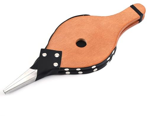 SDFGBNJK Manuelles Gebläse,Groß Blasebalg, großes Holz-Feuergebläse mit Hängeband, Langer Griff, Metalldüse, tolles Werkzeug für Kamin, Feuerstelle, Holzofen, Grill,1