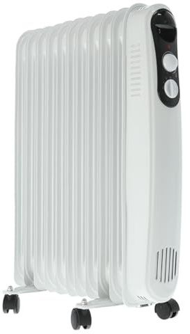 Ölradiator mit 11 Elementen und 2500 W, wärmt effizient jede Umgebung. Das kompakte und moderne Design passt zu Ihrem Zuhause und bietet gemütliche und schnelle Wärme.
