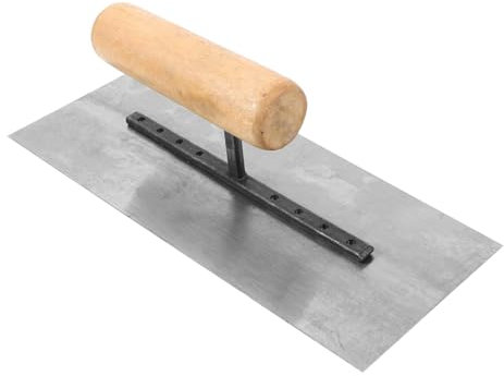 jojofuny Cazzuola Per Cartongesso Da 200 Mm Con Manico in Legno - Cazzuola Per Stuccatura Di Intonaci E Muratura