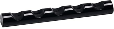 Ipetboom Porte-stylo pour Nail Art en Abs Noir 5 Compartiments, Design Mini pour Support Pinceaux et Stylos Uv, Salon de Manucure ou Usage à Domicile