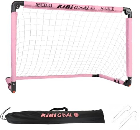 KiBiGOAL Fussballtor Kinder Fußballtor Indoor Faltbares Fussballtor 60x45cm/90x60cm/115x80cm Klappbar Fußballtor Mini- Fussballtore für Garten Kinder - Kleines Fussballtor für Indoor und Outdoor