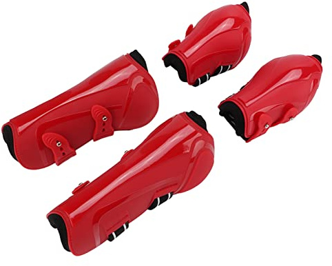 HÄST SENSKYDD STÖVEL ANTI SLIPP JUSTERBAR MJUK ANDAS DÄKT FÖR HÄSTAR (1 Set Red XL)