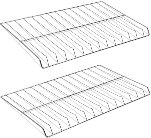 24-3/4” Stainless Steel Shelves Range Oven Rack Replacement for Whirlpool Oven Part WPW10179152 MET8665XB00 MET8665XB01 MET8665XB02 MET8665XS00 MET8665XS01 MET8665XS02 2pack