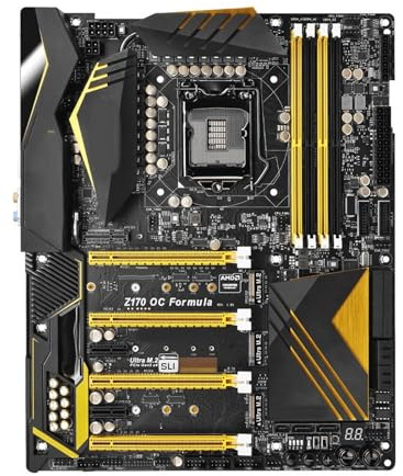 motherboard Fit For ASRock Z170 OC Formula supporta CPU I7-7700K 6700 I5-7600K 6600 I3-7350K 6320 LGA 1151 4xDDR4 4500+ M.2 NVME PCIe 3.0